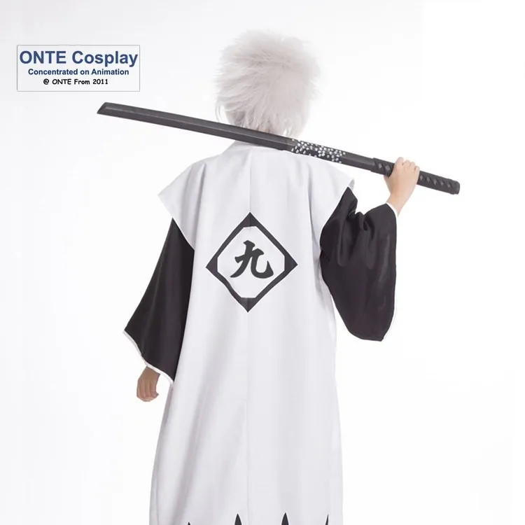 Cosplay&Ware [7]Anime Bleach Cosplay Costumes Capes 1st To 11th 12th 13th Division Captains Cloaks With Sleeve Coat Halloween -Cosplay&Ware anime Shop