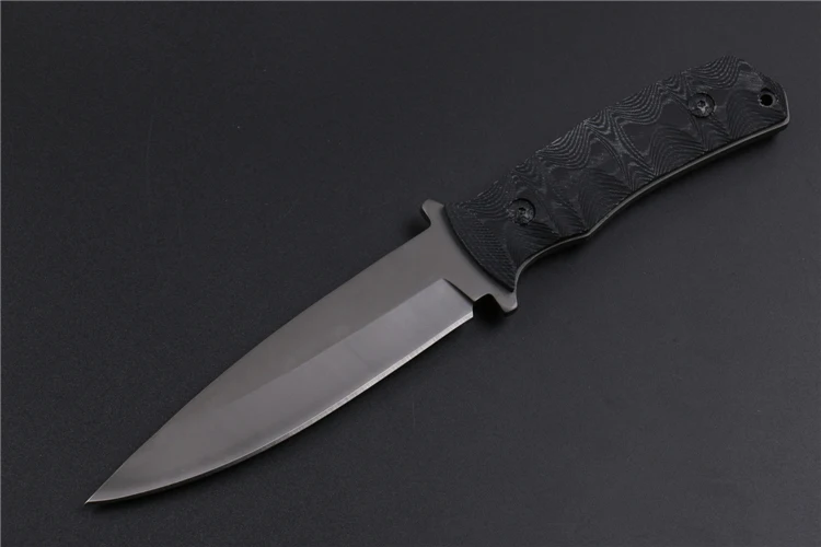 Large Stiletto Hunting Knife 7Cr17 steel Survival Knives Fixed Blade