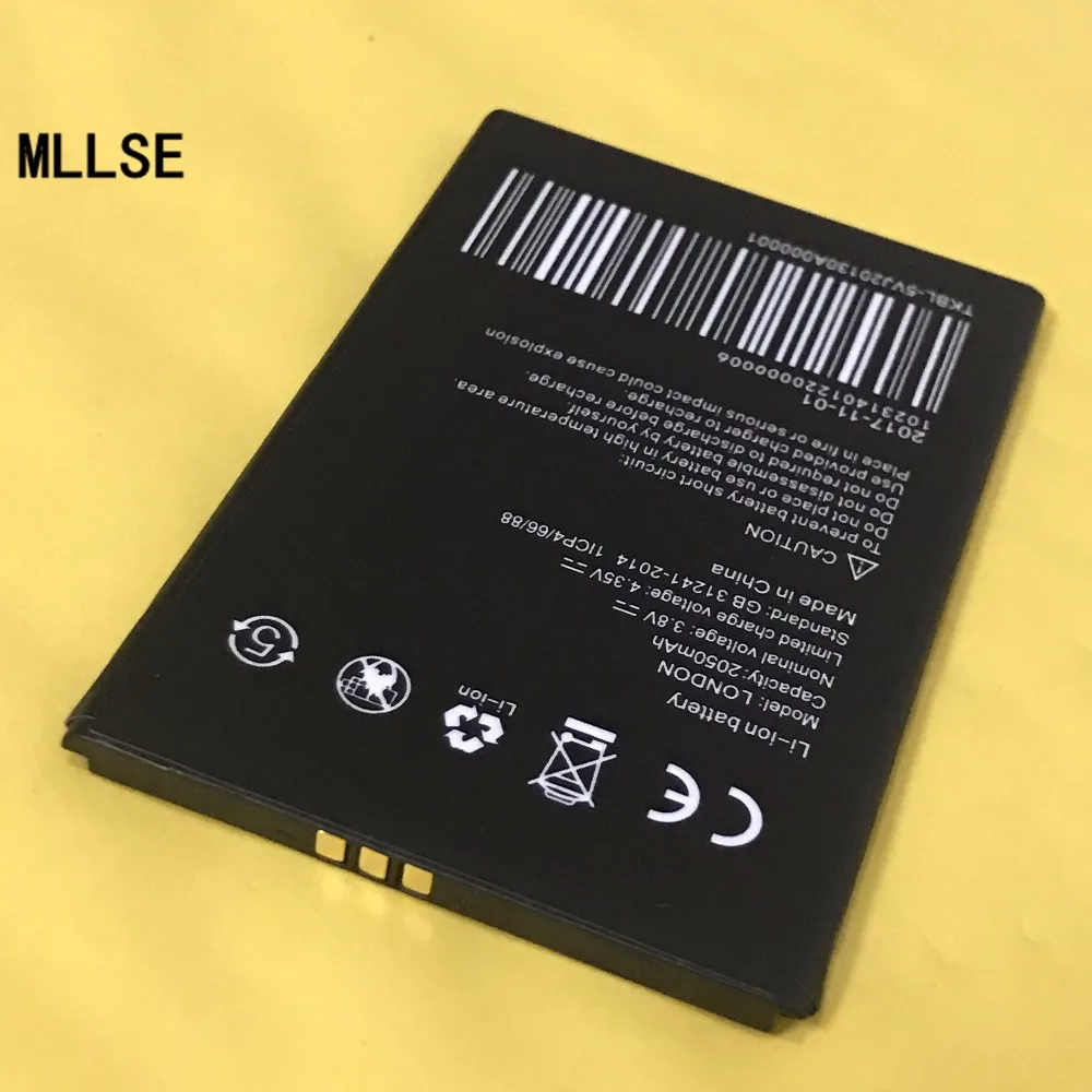 MLLSE 2050mah аккумулятор для UMI London/Pixus Jet/Bravis A506/Kiano Elegance 5,1 аккумулятор для телефона