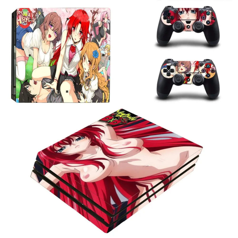 

Anime Sexy Girl PS4 Pro Skin Sticker For PlayStation 4 Console and 2 Controllers PS4 Pro Skin Stickers Decal Vinyl