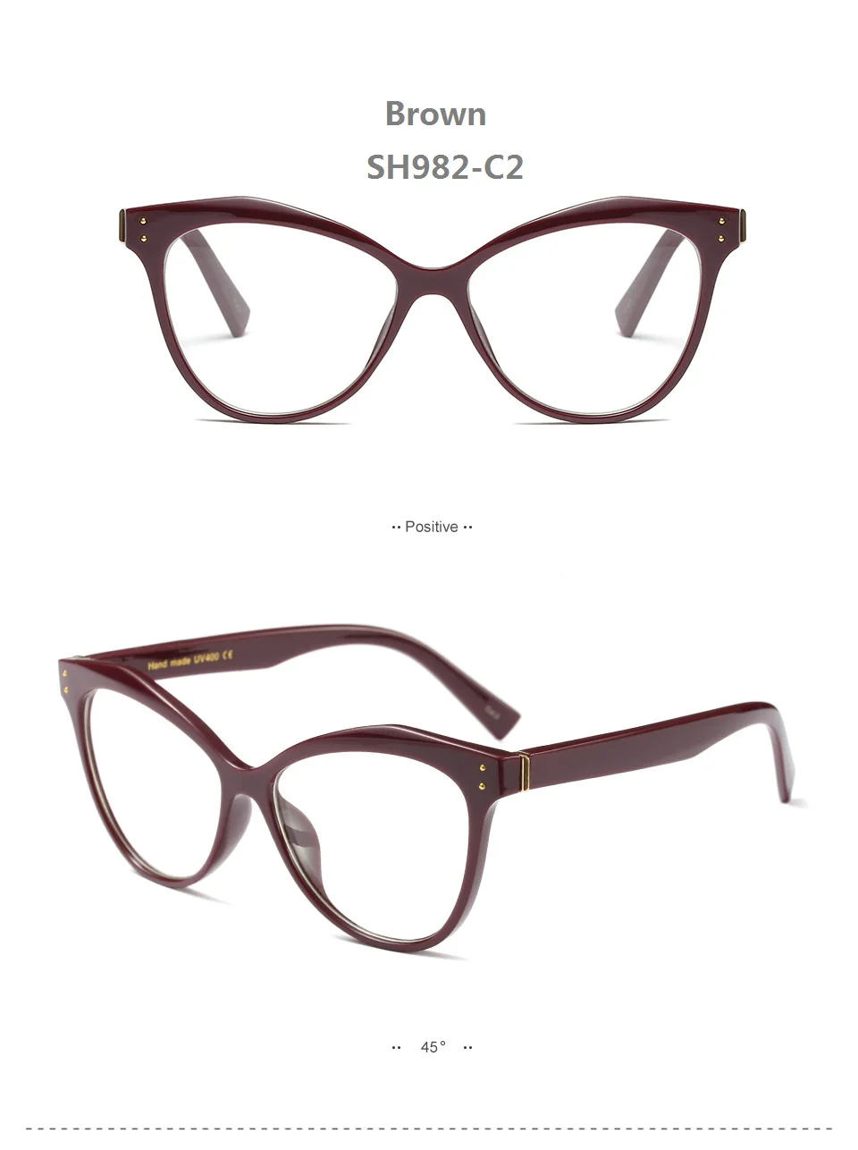 SOLO TU новейшие ретро очки кошачий глаз с заклепками оправа высокое качество женские элегантные оптические очки компьютерные очки оправа для очков