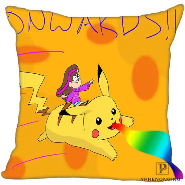 Заказная декоративная наволочка Pokemon Pikachu квадратная Наволочка на молнии(с одной стороны) 180522-16 - Цвет: Square Pillowcases