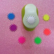 1 дюймов солнце форма бумаги удар perfurador де papel Ремесло Удар записки удар для DIY ремесел ЕВА пена удар