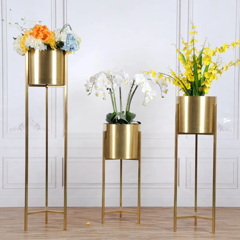 Floor Vase Stainless Steel H70 90 120cm Bar Hotel Saloon Door