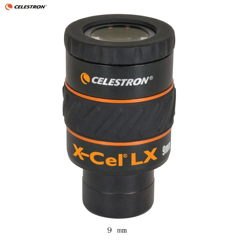 Окуляр Celestron X-CEL LX 2,3 мм 5 мм 7 мм 9 мм 12 мм 18 мм 25 мм широкоугольный телескоп 60 градусов планетарный окуляр туманности 1,25"