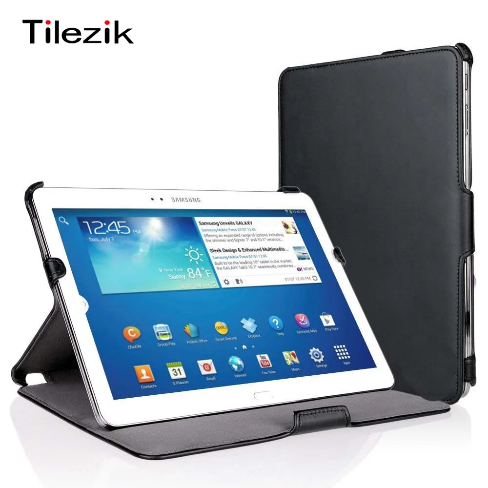 P600 p605 p601 смарт чехол для samsung galaxy note 10 1 2014 Издание p600 планшет кожаный Авто сон|tablet