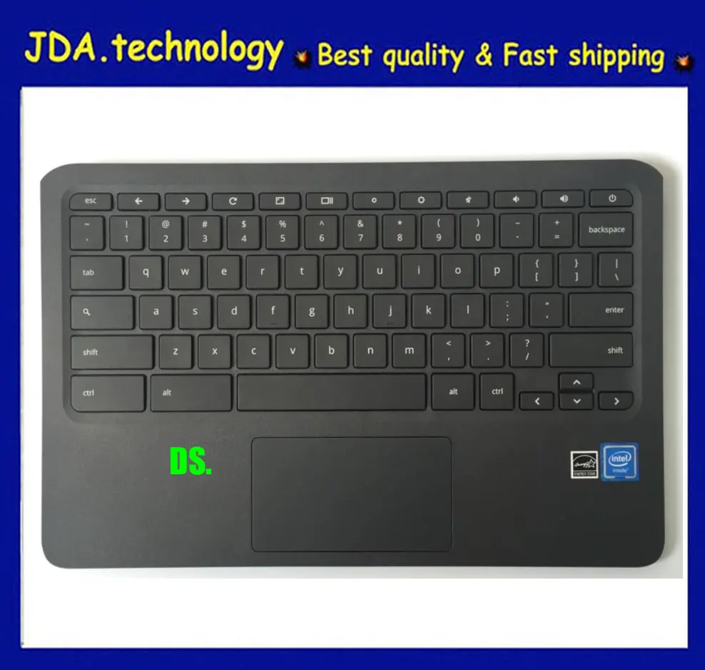 Компания wellendorff /orig ноутбук Топ чехол для hp Chromebook 11 G6 EE Palmrest верхняя крышка США клавиатура с Touc hp ad