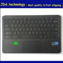 Компания wellendorff /orig ноутбук Топ чехол для hp Chromebook 11 G6 EE Palmrest верхняя крышка США клавиатура с Touc hp ad