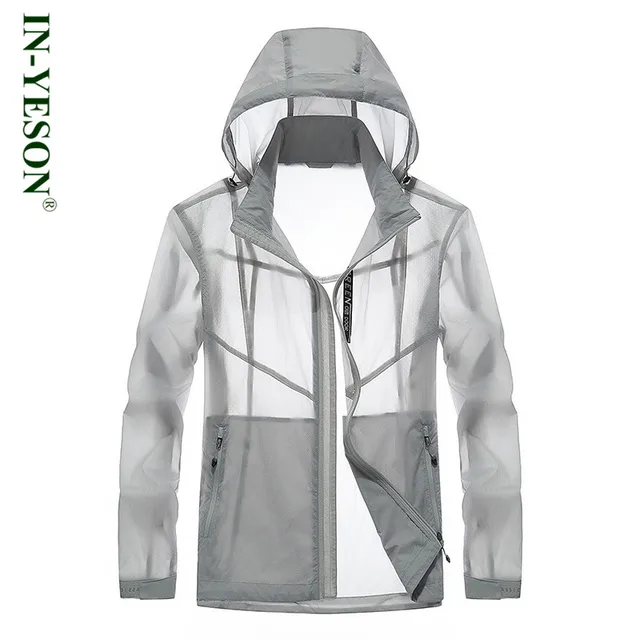Summer sun protective jacket men sunscreen ultra thin