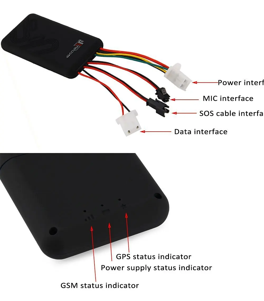 Gt06 سيارة gps المقتفي البسيطة مركبة رصد الوقت الحقيقي pc نظام تتبع الاستماع الطلب وضع gprs موتوكيكلي المواقع النائية