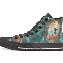 Новинка; Повседневная парусиновая обувь; обувь на заказ; Прямая