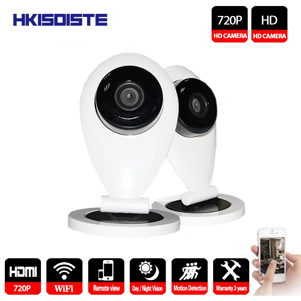 Yoosee Мини Беспроводная IP камера 720P домашняя умная Wifi HD видео детектор движения