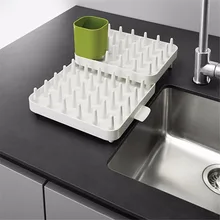 Hot Sales Adjustable Cutlery Dishes Rack Draining Tableware Storage Holder Rack