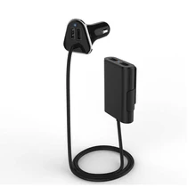 Car Charger 4 USB 48W 1.8M Cable 9.6A Quick Drives For iPhone 4S 5 5S 6 6S 7 Plus Se Ipad Samsung Huawei Lenovo ZTE Mi Adapter
