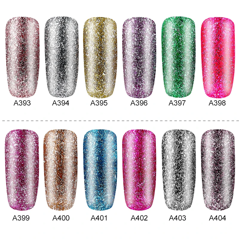 ROSALIND Gel Nail Polish Set Shiny Platinum Nails Art For Manicure Hybrid Gel UV Colors Top Base Coat Primer Hybrid Varnishes