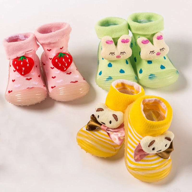 Anti-slip baby Long tube sock Baby Girl Socks Baby Boys Socks 2019 Toddler Kids stuff Newborn Infant animal picture Kids Shoes