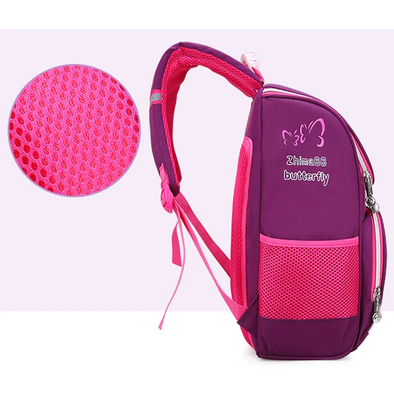 2019 Children/'s primary school black school bag 1-6 5-14 years old backpack
