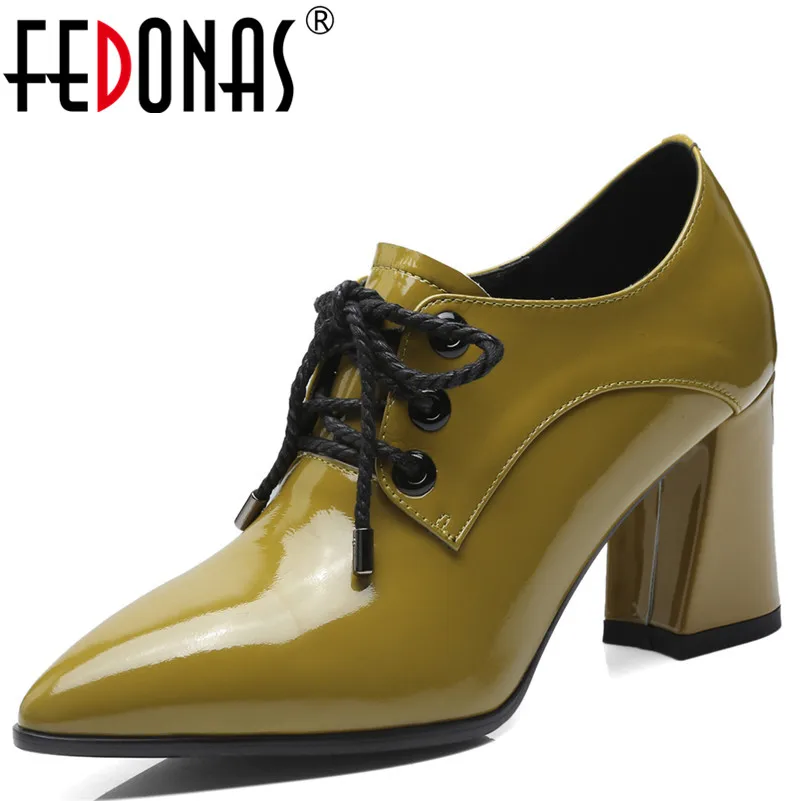 

FEDONAS1Fashion Women Basic Pumps Genuine Leather Autumn Winter Warm High Heels Shoes Woman Sexy Pointed Toe Party Dancing Pumps