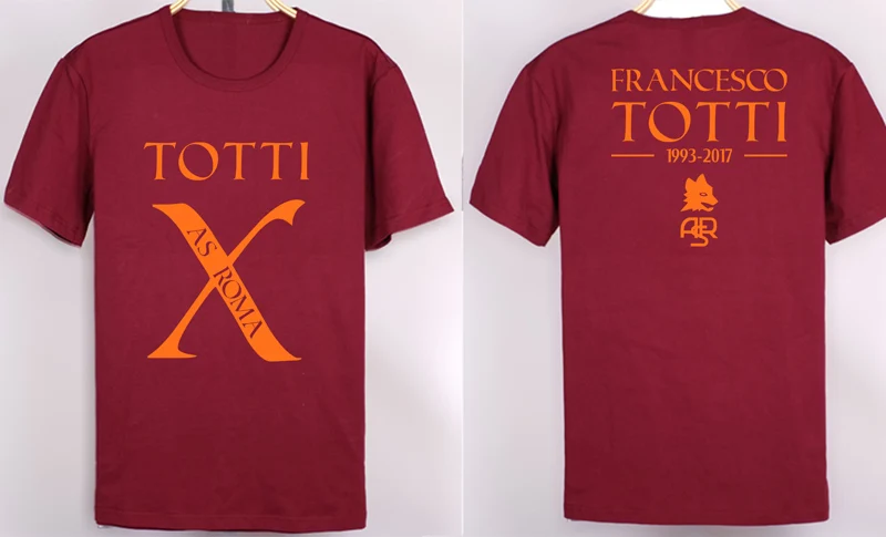 

Men's Short sleeve t-shirt Francesco Totti Rome Prince of Rome Serie A Champion jersey Italy