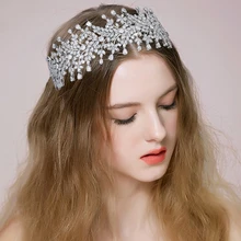 Корона HADIYANA модный элегантный роскошный Brillante кристалл заколка для волос Изысканная корона для женщин Кубический Цирконий Свадебный банкет BC5368