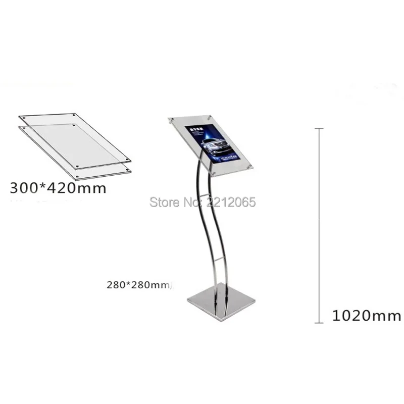 standing sign display stands