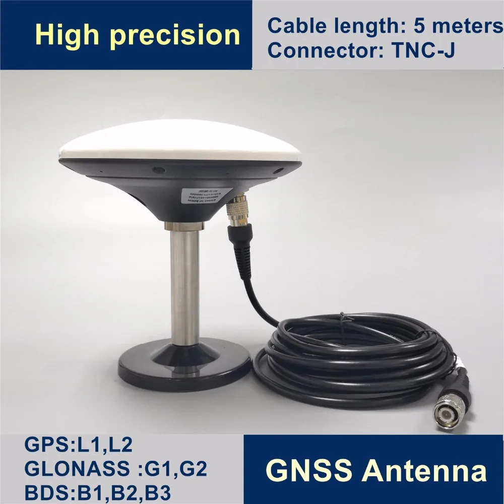 Topgnss Rtk Survey Gnss Antenna,gps/glonass/beidou,rtk Receiver Antenna, Base,5m Tnc