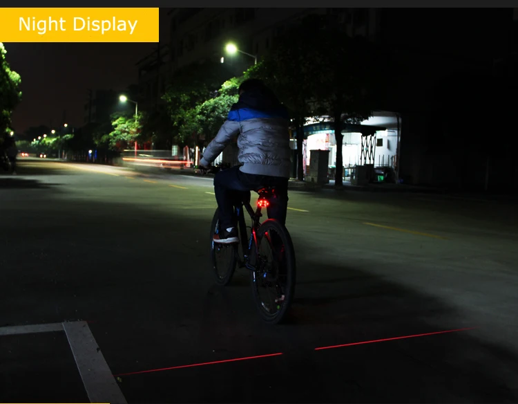 Flash Deal SAVA Bicycle Rear Light Bicycle Accessories USB Bike Rear Light Rear Bike tail lights Laser Cycling Safety Flashlight LED laser 11