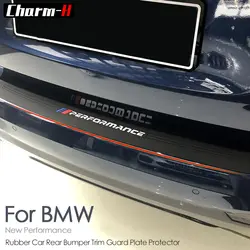 Автомобиль укладки нового M производительность мягкие резиновые задний бампер отделка гвардии плиты протектор для bmw g01 X3 защитный Стикеры