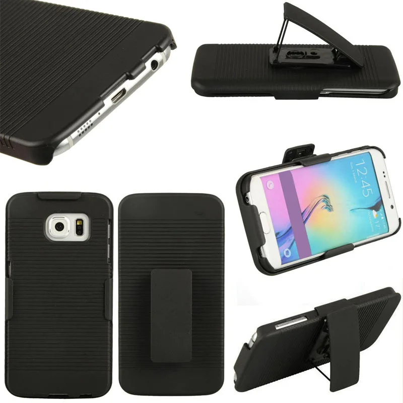 

Rubberized Belt Clip Case Stand Holder Hard Case Man Cover For Samsung Galaxy S5 S6 Edge Plus S7 Edge S8 S8+ Note 5 Note 7 Note8