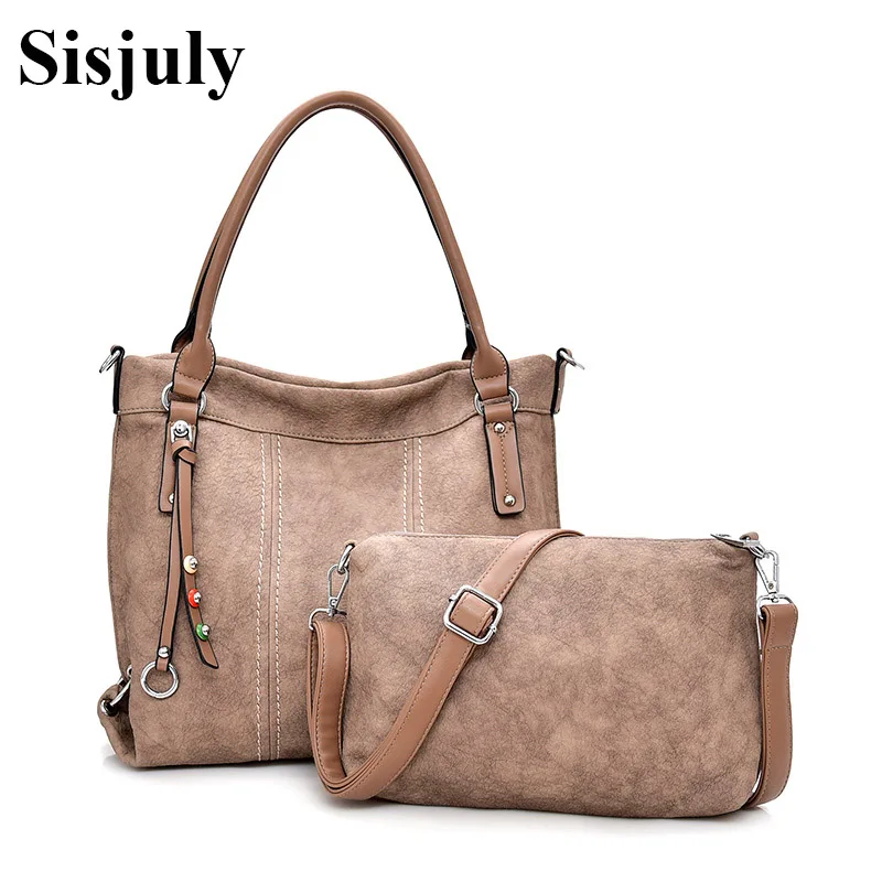 

Vfemage Fashion Suded Women Handbags Big Capacity Ladies Tote Bag Retro Women 2pc Set Bags Female Shoulder Crossbody Bags 2018