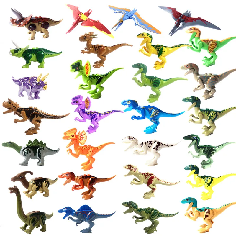

YG77001/77021/307 Building Block bricks Dinosaur pterosaur Indomirus T-Rex Triceratops Brick 84pcs/lot baby toys children gift