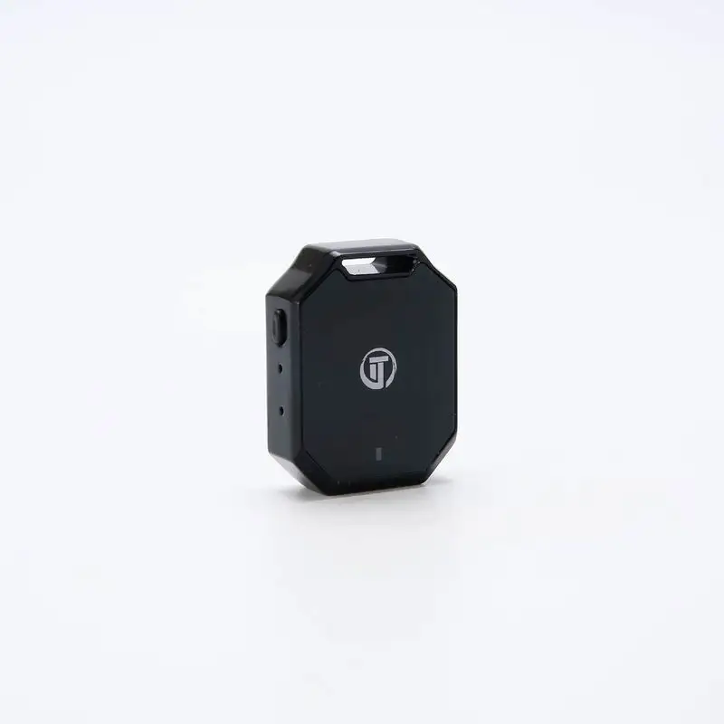 Новая миниатюрная записывающая ручка 16G Mini HD профессиональное шумоподавление Голосовая активация ожерелье брелок Диктофон MP3 плеер - Цвет: Черный