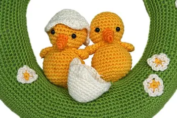 

crochet toys amigurumi chick lovers number 0978