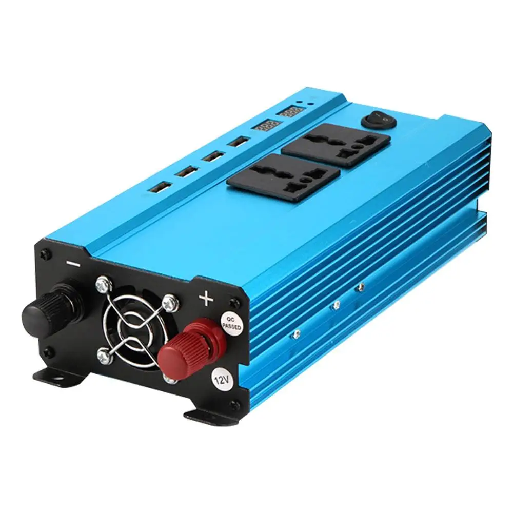 

Auto Inverter Modified Sine Wave Portable Car Inverter Transformer Solar Power Inverter High Performance LED