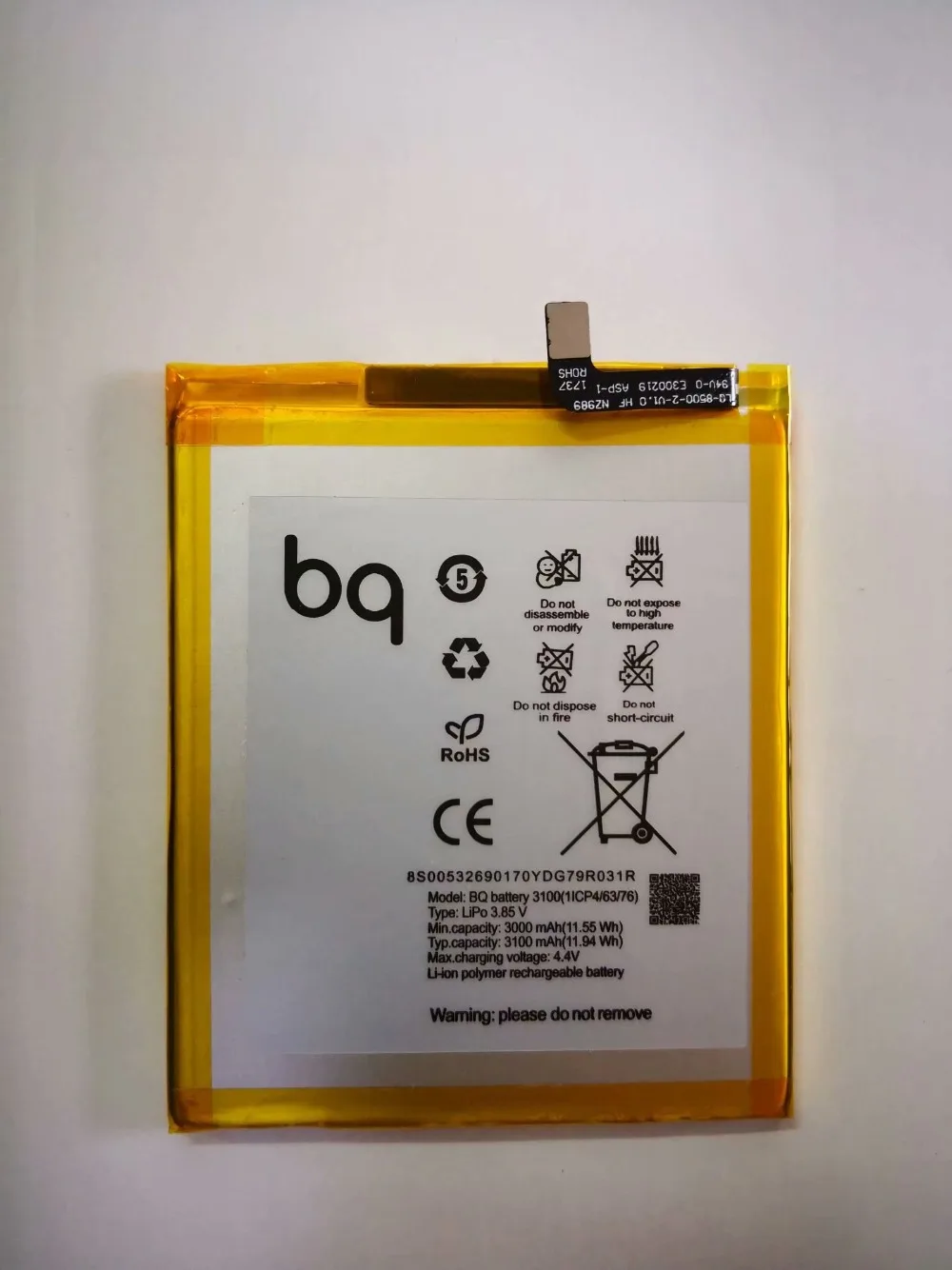 

3100mAh High Quality Replacement Battery For BQ Aquaris X X Pro Batterie Bateria Accumulator AKKU ACCU Phone