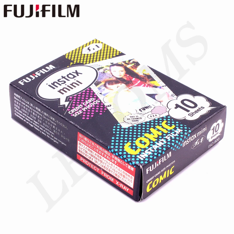 Fujifilm 20 листов Instax Mini витражное стекло + комиксная мгновенная пленка фотобумага