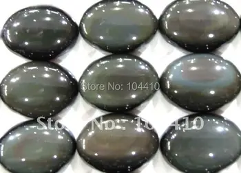

13x18mm New Obsidian Oval stone CAB Cabochon Beads Wholesale