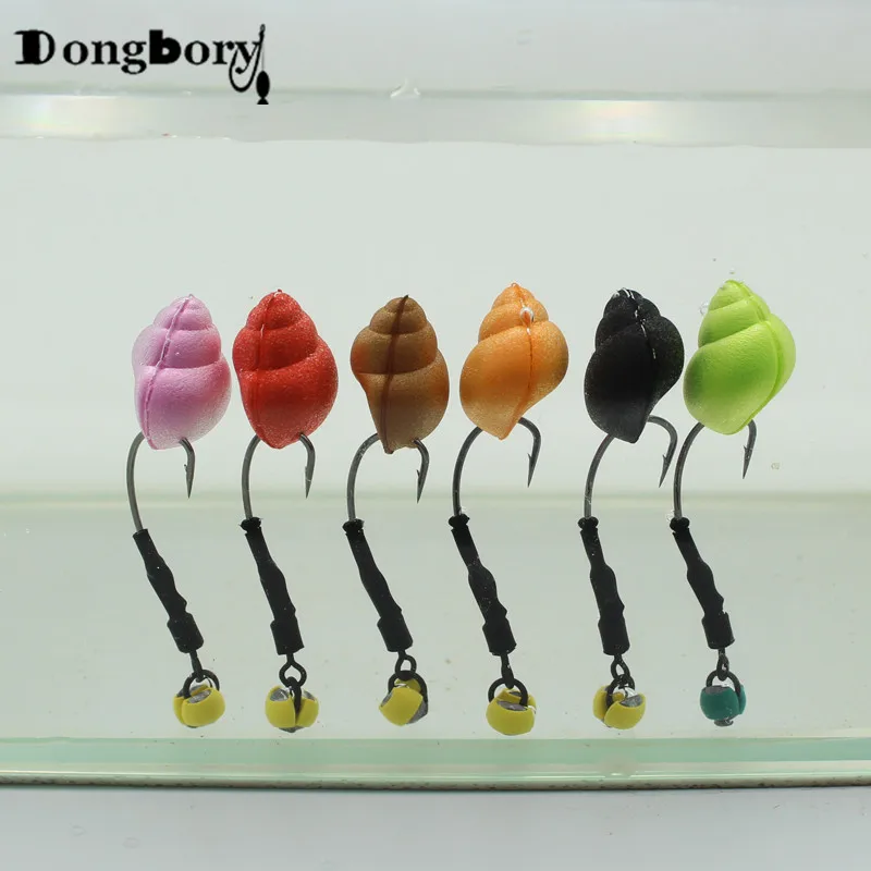 

15PCS Carp Fishing Bait Boilie Filed Snail Shape Pop Up Boilies No Scence Fake Foam Corn Hookbait EVA Lure Method Feeder Fishing