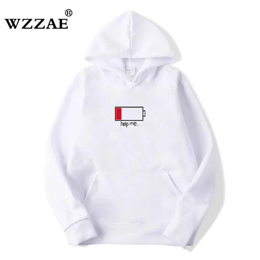 

WZZAE 2018 Low Help Me Hoodies Men 3D Creative Hooded Sweatshirts Fashion Streetwear Hip Hop Black Hoodie Male Plus Size S-XXL