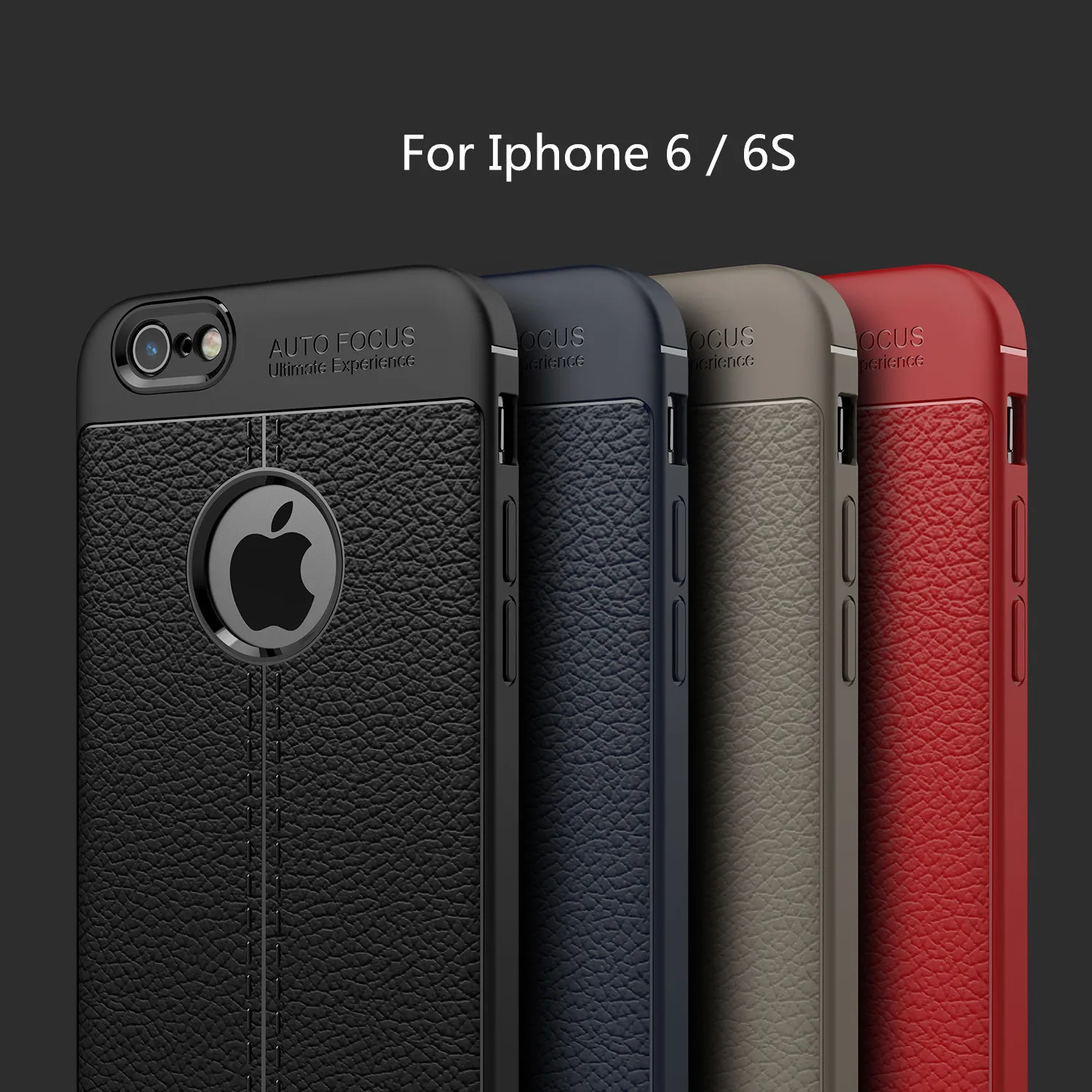

HATOLY For Cover Iphone 6 Case Soft Litchi TPU Back Phone Case For Iphone 6 Cover For Apple Iphone 6S Shockproof Fundas