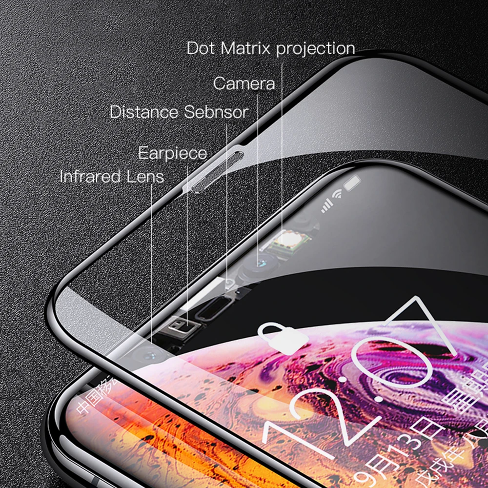 2 упаковки пленки 9D закаленное стекло для iPhone 8 7 6 6S Plus протектор экрана для iPhone XS Max XR 11 Pro Max защитное устройство