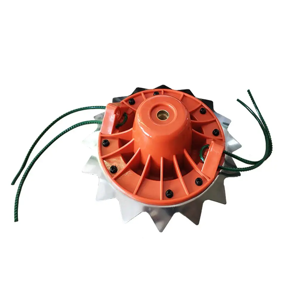 

Trimmer/brush cutter SS double weeding head,multi-function universal wear-resistant serrated lawn mower blade weeding parts