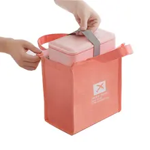 Водостойкий портативный изоляционный Ланчбокс сумки Алюминий фольга материал термальность Дети Сумки для обедов Два размер выбран