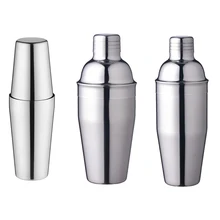 Нержавеющая сталь шейкер для смешивания коктейля вино, Мартини Бостон-Шейкер для бармен пить вечерние Барные инструменты Прямая