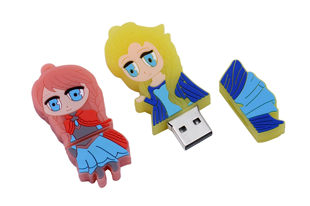 JASTER милый замороженный USB флеш-накопитель USB 2,0 флеш-накопитель Миньоны карта памяти Флешка 4 ГБ 8 ГБ 16 ГБ 32 ГБ 64 ГБ подарок