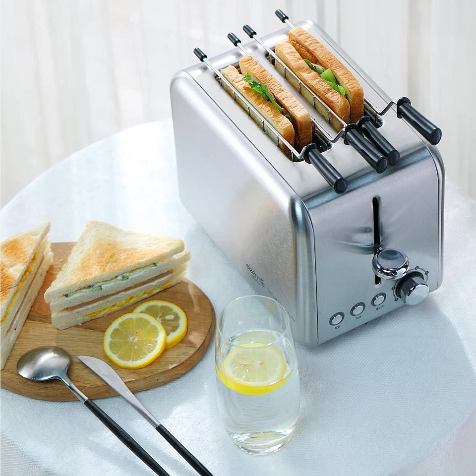 Xiaomi Deerma Electric Bread Toaster Stainless steel household baking bread maker breakfast machine Kitchen Toast sandwich grill (10)