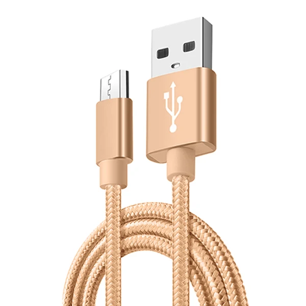 ACCEZZ Micro USB кабель для быстрой зарядки Microusb зарядный провод для samsung Xiaomi HuaWei LG Синхронизация данных Android телефон зарядный кабель - Цвет: Gold