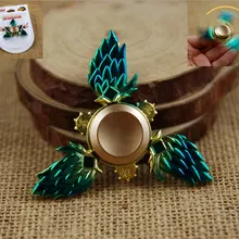 Стильный инновационный сплав веер из перьев ручной Спиннер для пальцев спиральная игрушка высокая скорость снимающий напряжение и тревога