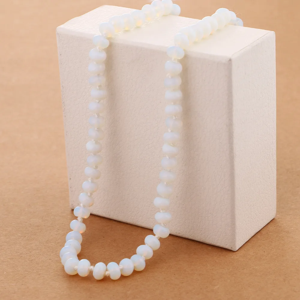 

Natural Opal Healing Crystal Free Shipping Fashion Stones Agat Knotted Pendant Necklaces For Women Ethnic Necklace Fine Jewelry