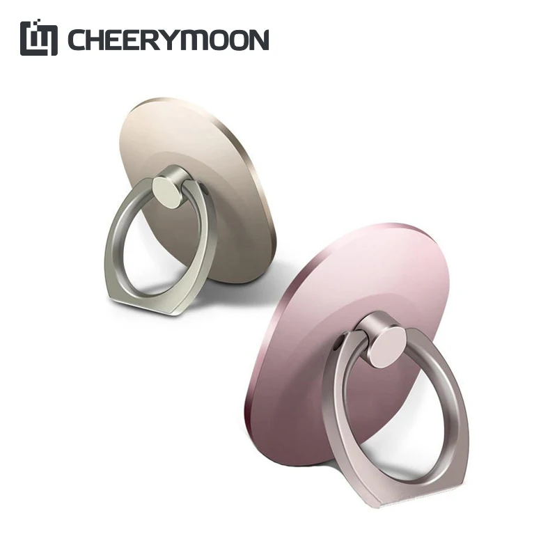 CHEERYMOON Q1 Oval Holder Universal Mobile Phone Ring IRE Metal Finger Grip Stand Stent Bracket For IPhone Samsung AE Saver SHIP